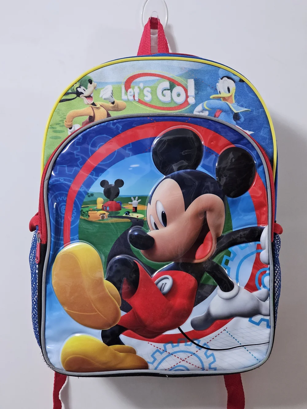 Disney Mickey Mouse Clubhouse 2016 3D Backpack Goofy Donald